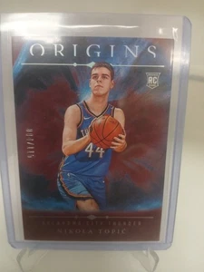 Nikola Topic (RC) (Thunder) - Origins - Maroon #'d /115 - 2024-25 - #88 - Picture 1 of 2