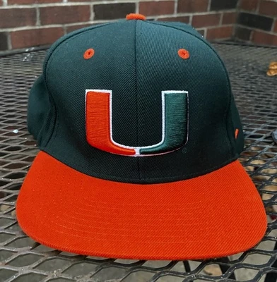 Zephyr VTG University Of Miami SnapBack Hat Cap Vintage - Image 1 of 4