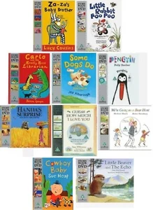 NEW colourful STORY BOOK & DVD Bear Hunt Rabbit Foo Foo Guess how much I love yo - Picture 1 of 24