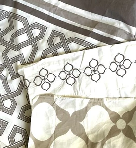 Jonathon Adler King Talla Edredón, sábana plana, 2 fundas de almohada Happy Chic - Imagen 1 de 9