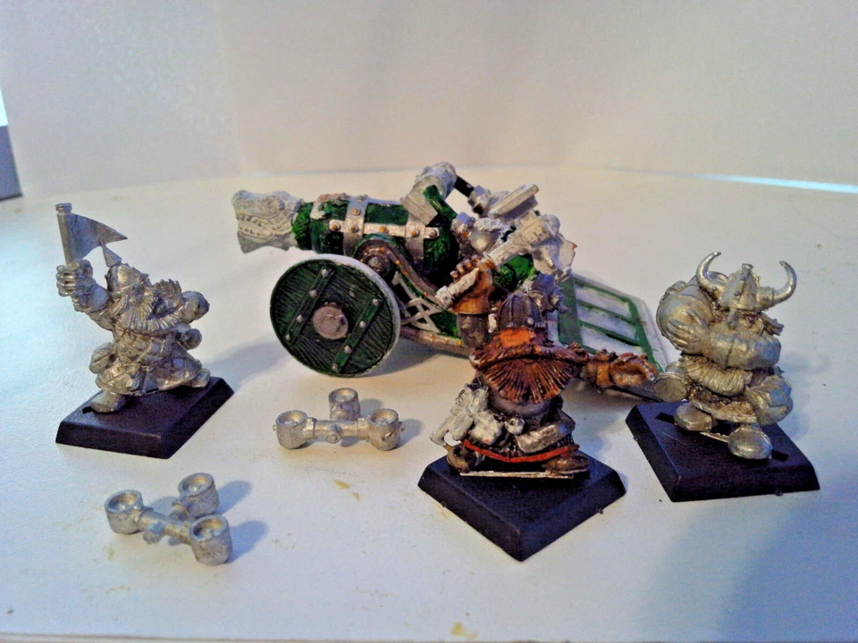 2000 Dwarf Flame Cannon Crew Loader Siege Engine Citadel Fire Warhammer Metal - Image 1 of 4