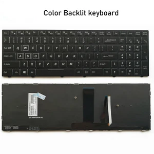 New Color Backlit keyboard For Clevo N855HJ1 N857HJ1 N870HJ1 N850HP6 N870HP6 US - Picture 1 of 4