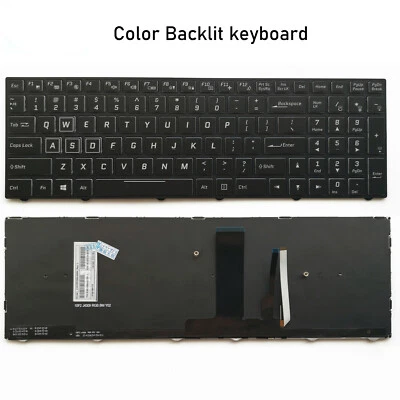 Nuevo teclado retroiluminado color para Clevo N855HJ1 N857HJ1 N870HJ1 N850HP6 N870HP6 EE. UU. Foto 1 de 4