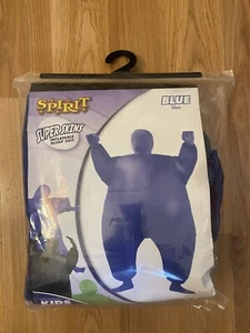Spirit Super skins Blue Inflatable Suit Costume Kids One size fits Most - Picture 1 of 3