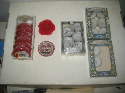 29 pcs Yankee Candle Scented Wax Potpourri Tarts & Tea Light  Warmer Lot NOS  - Image 1 of 2