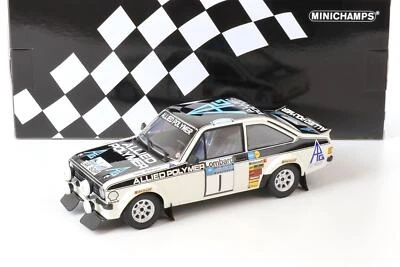 1:18 Minichamps Ford Escort RS 1800 Mäkinen #1 Vincitore Lombard RAC Rally 1975 - Immagine 1 di 4