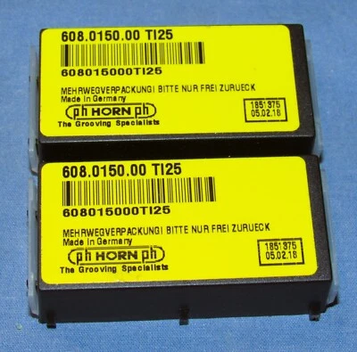 Твердосплавная фрезерная вставка PH Horn 608.0150.00 T125 2 шт. каждая коробка 2 коробки в наличии - Изображение 1 из 4