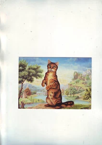 carte postale neuve: chat tigré d'apres oeuvre bernard vercruyce "marmotte" - Imagen 1 de 2