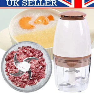 Electric Food Processor Blender Mini Chopper Meat Grinder 700ML Mixer Kitchen - Picture 1 of 12