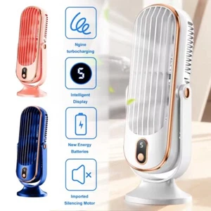 USB Desk Fan Small Mini Personal Cooling Fan for Office Home Table Portable, NEW - Picture 1 of 17