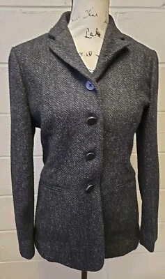 Lauren Ralph Lauren Petite 100% Lambs Wool Jacket Size 2P Petite Gray - Image 1 of 4