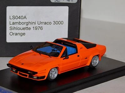 LAMBORGHINI URRACO 3000 SIHLOUETTE 1976 ARANCIONE LOOKSMART LS040A LIM. 32/49... - Immagine 1 di 3