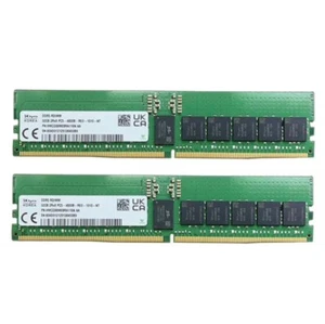 Hynix 64GB (2X32GB) DDR5 4800MHz PC5-38400 ECC REG Server Memory Ram HMCG88MEBRA - Picture 1 of 5