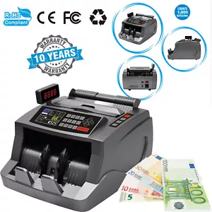 Geldzählmaschine Wertzähler gemischte Banknoten Summenzähler Geldprüfer UV MG IR - Bild 1 von 15