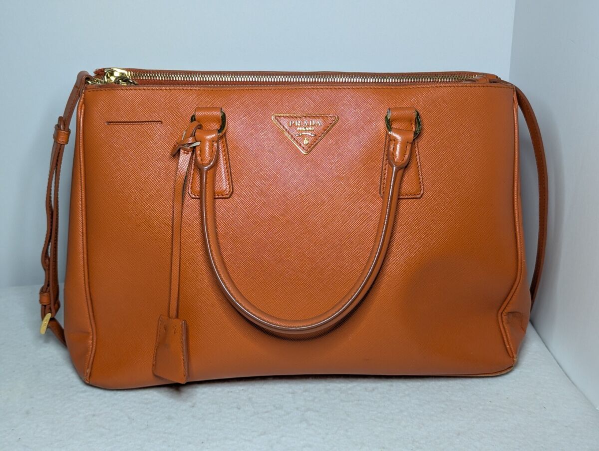 PRADA Leather Exterior Satchel/Top Handle Bag Handbags PRADA Leather Exterior Satchel/Top Handle Bag Handbags