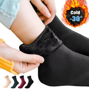 Women Lady Winter Snow Boot Socks Warm Plush Thermal Socks Soft Thick Fleece ☃