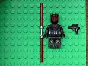 LEGO SW1155 Minifig DARTH MAUL + Lightsaber & Blaster STAR WARS 75310 Figurine - Imagen 1 de 2