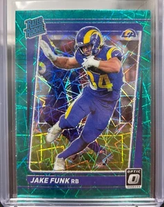 2020 Panini Donruss Optic Rated Rookie Green Velocity Jake Funk - Picture 1 of 2