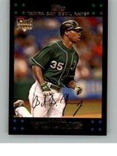 2007 Topps Delmon Young 20a   Tampa Bay Devil Rays