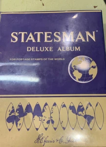 Statesman Deluxe Album with tons of Stamps +ADD YOUR OWN REDUCED!! AMAZING STAMP - Picture 1 of 18