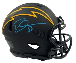 Derwin James Signed Eclipse Mini Helmet BAS Beckett Witnessed - Picture 1 of 8