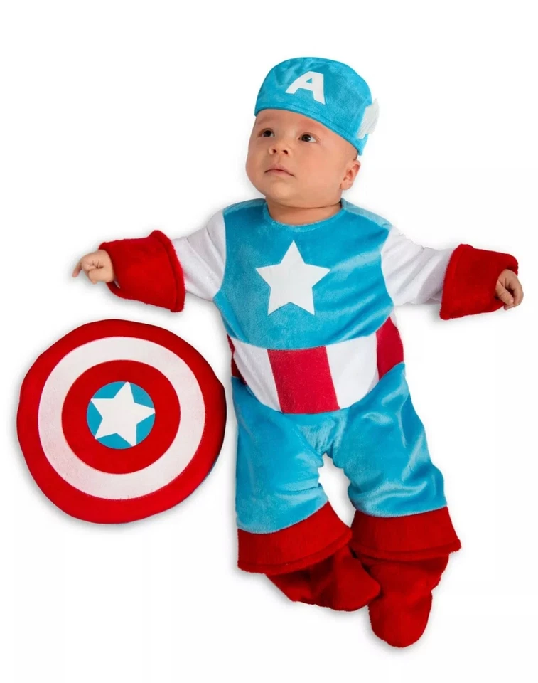 Disfraz Bebé Marvel Capitán América Recién Nacido Bebé 3-6 Meses Princesa Paraíso Foto 1 de 1