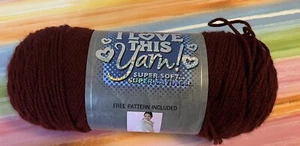 One new skein I Love This Yarn! Aubergine 100% acrylic 7 oz. - Picture 1 of 4