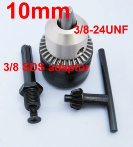 Steel Drill Chuck SDS Adaptor 10MM For GMC Metabo Hilti Hammer drill OZ - Picture 1 of 3