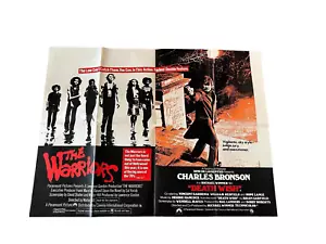 The Warriors / Death Wish Original UK Quad Film Poster. Gefaltet in sehr gutem Zustand - Bild 1 von 1