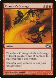 1x FOIL Chandra's Outrage M12 #125 Magic 2012 MTG English NM/Unplay C card - Picture 1 of 1