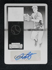 2015 Panini Contenders College Ticket Printing Plate Black 1/1 Alex Bregman Auto