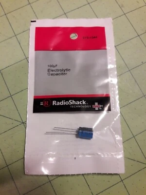 Condensador electrolítico RadioShack 50V 100UF 272-1044 Foto 1 de 4