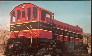 1970 Bath & Hammonsport #5 Alco 99 tonnes sur la route du champagne carte postale train - Photo 1/2