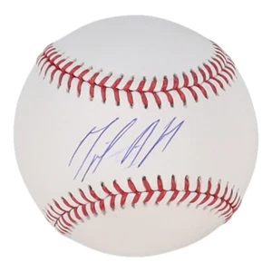 Miguel Andujar Signed OML Baseball (JSA) - Picture 1 of 3