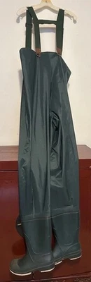 Vintage Red Ball Green Felt Bottom Boot Size 8 Chest Waders USA - Image 1 of 4