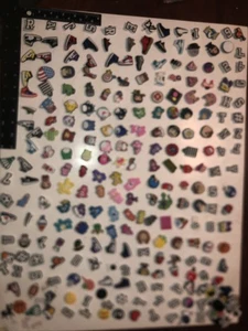 Lot Over 220 Random Different Clip Shoe Charms for Shoe Decoration Crocs Croc C1 - Picture 1 of 10