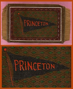 Seda/fieltro tabaco Tigres de la Universidad de Princeton de colección de 1900 ¡GUAU! - Imagen 1 de 2