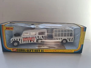 Vintage Corgi Gift Set 31 - Safari Land Rover with Figures.   pb10 - Picture 1 of 7