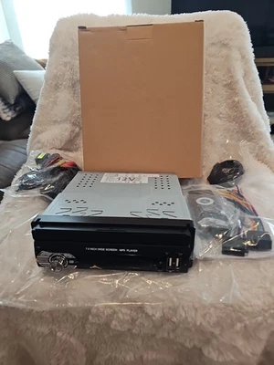 Reproductor de MP5 TFT de pantalla ancha de 7 pulgadas pantalla telescópica Bluetooth con cámara de respaldo Foto 1 de 4