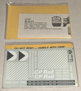 HERALD KING HO DECAL-CP RAIL FP-7/F-7B DIESELS-RED w/BLK & WHT MULTIMARK - #L-5 - Picture 1 of 1