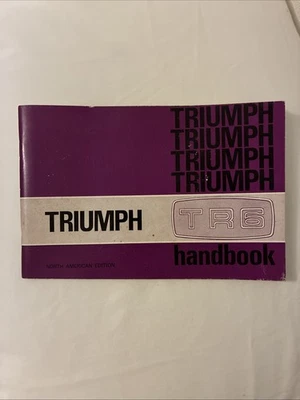 Manual Triumph Tr6 10/72 Foto 1 de 4