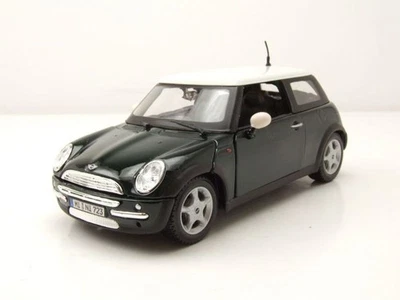 BMW Mini Cooper Verde Metallizzato Modellino 1:24 Maisto - Immagine 1 di 4