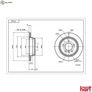 2x BRAKE DISC 231 480 FOR BMW X1/E84 N20B16A 1.6L N47D20A/C/D/B N43B20A N46B20 - Picture 1 of 9