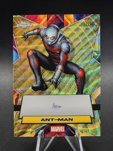 2025 Topps Chrome Marvel ANT-MAN Facsimile Auto Gold Wave 32/50 - Picture 1 of 6