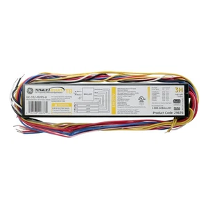 GE GE332-MVPS-H 29676 BALASTRO PROGRAMADO, 3 LÁMPARAS, F32T8, 32W T8, 120/277V - Imagen 1 de 2