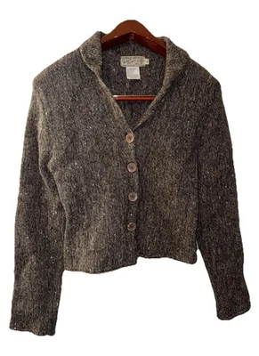 Cárdigan de lana suéter de colección Denbigh prendas de punto Barbara Fielding Inglaterra para mujer L Foto 1 de 4