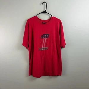 Harley Davidson 2010 Red #1 T-Shirt Cotton XL Manchester New Hampshire Motorcycl - Picture 1 of 9