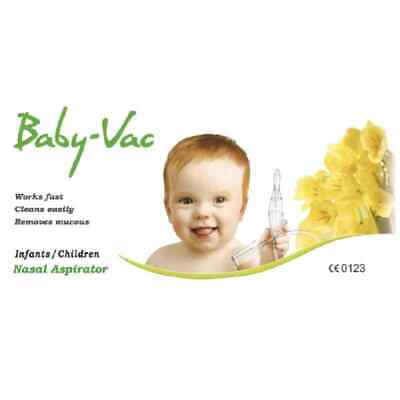 Baby-Vac Nasal Aspirator For Snotty Babies Kids - Snot Sucker Runny Nose BabyVac • 41.95$