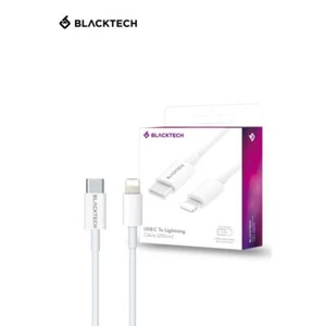 BLACKTECH USB-C To Fast Charging Cable 30cm - White - Picture 1 of 2