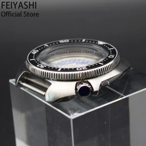 20ATM 44mm diver Watch Case Seiko Turtle mod Sapphire Glass For Nh35/36 movement - Picture 1 of 9